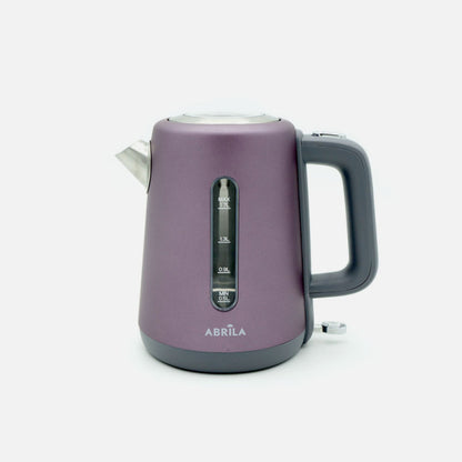Hervidor de Agua Eléctrico Toral 1,7 L 2200 W Violeta/Gris Fabrilamp encendida con proyección de luz y ambiente | LuzGurú