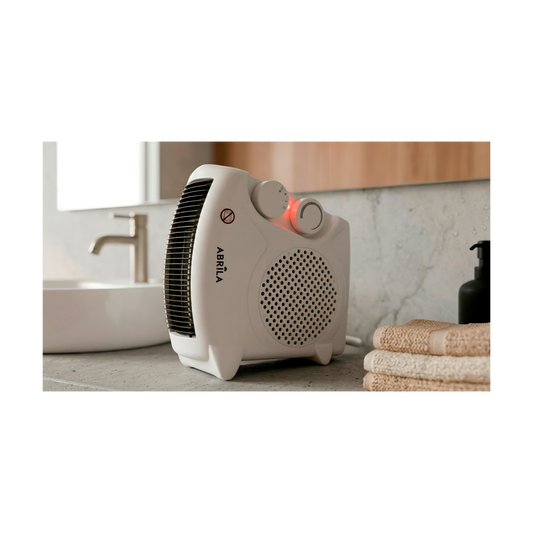 Termoventilador Eléctrico Portátil HOPI 2000 W Blanco Fabrilamp - vista principal | Fabrilamp / Abrila · Ref. 278722001