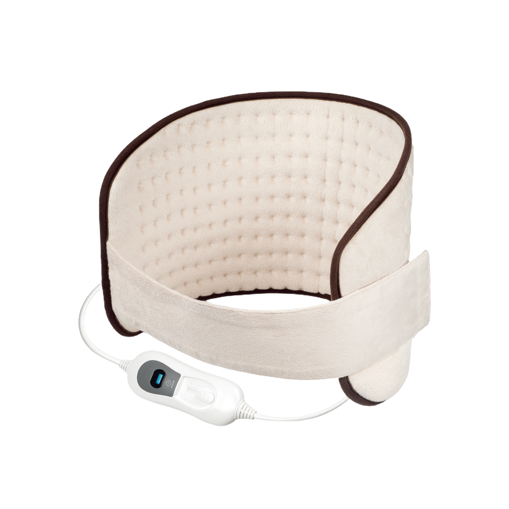 Almohadilla Eléctrica Lumbar Hurdes 69x29 cm 100W 3 Niveles Marrón Abrila