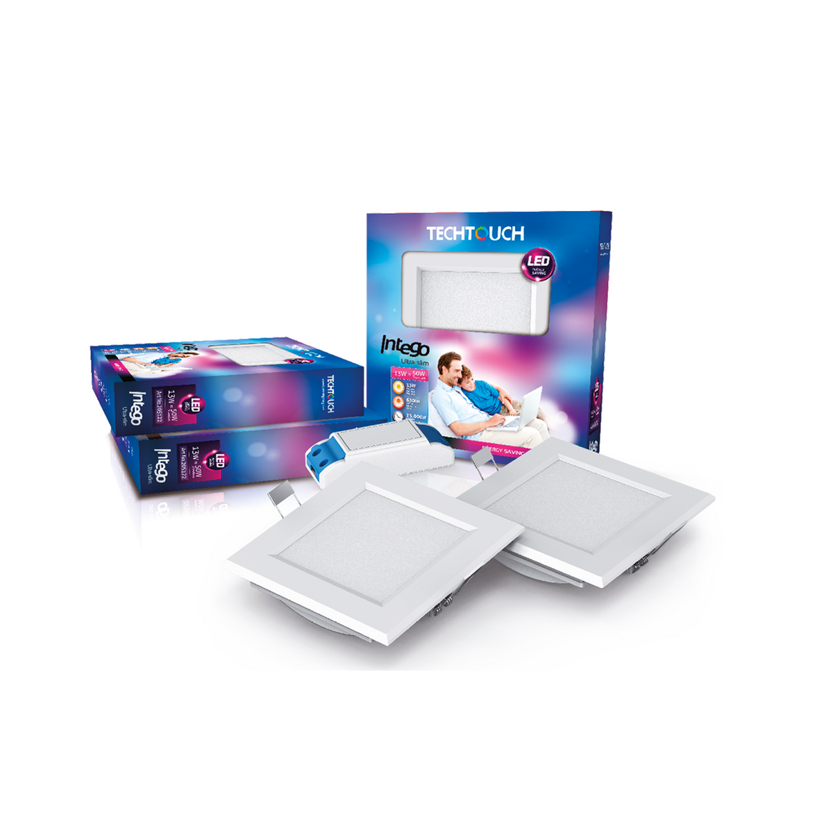 Empotrados Intego Blanco – vista principal · Ref. LED205122