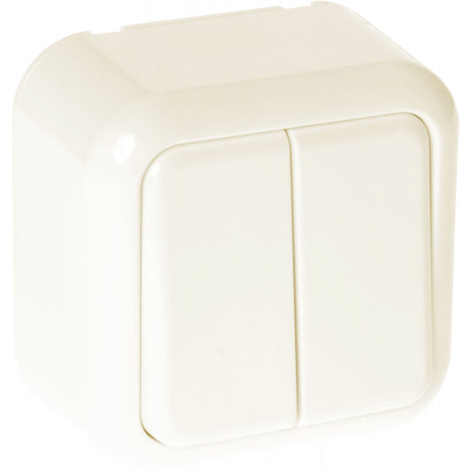 Interruptor Doble Ancient Fabrilamp / Abrila MEH3-A210MMF para interior