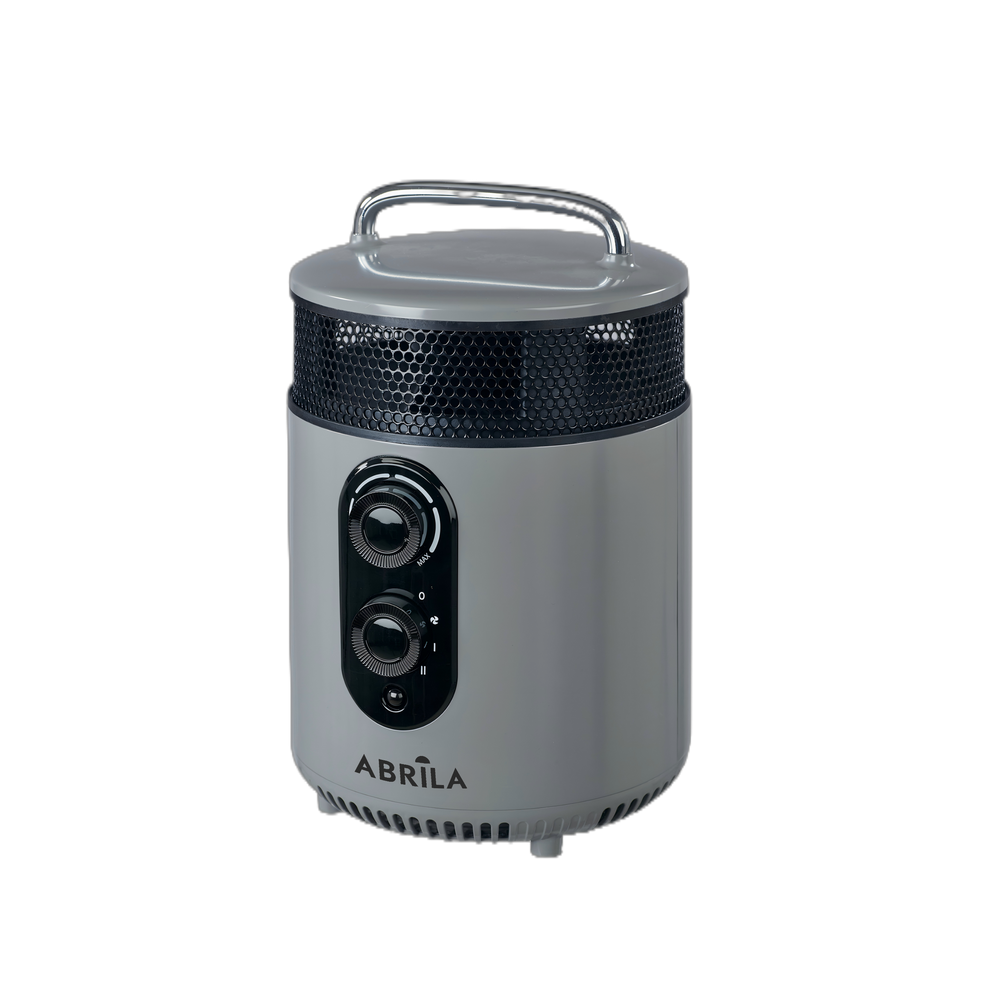 Termoventilador Cerámico PTC ISQUIA 1800 W 28,5 cm Gris Abrila