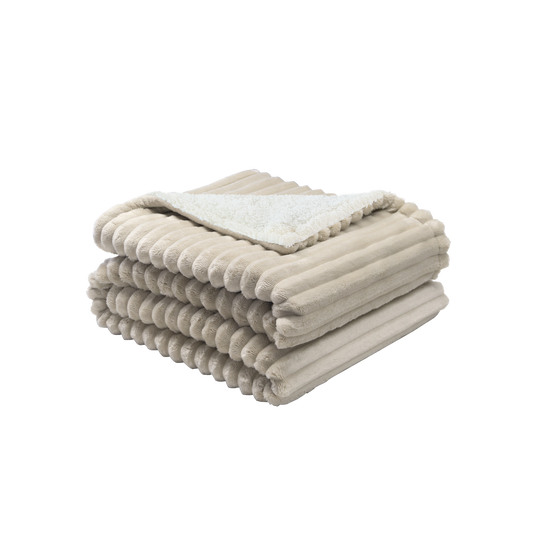 Manta Eléctrica Jaraiz 160 W 160x120 cm Beis y Blanco Fabrilamp - vista principal | Fabrilamp / Abrila · Ref. 254291615