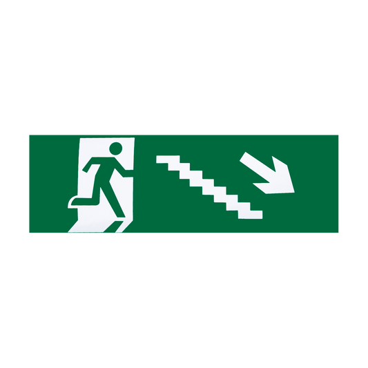 Luces de emergencia Kanata-kenobi accesorios Blanco / Verde – vista principal · Ref. A124SAL-ESC-DE-BAJ