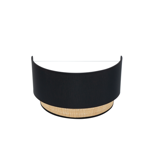 Aplique moderno Kandy Negro / Natural – vista principal · Ref. 174261009