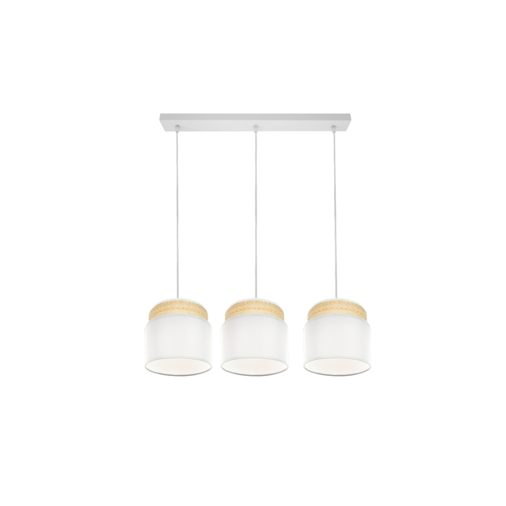 Lámpara Colgante Regleta Kandy 3 Luces E27 Fabrilamp