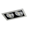 Foco Empotrable Doble AR111 Kardan Tecno CristalRecord 03-032-00-003