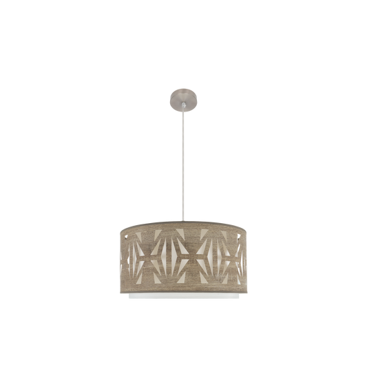 Lámpara Colgante Katerina 50 cm Pantalla Textil Fabrilamp - vista principal | Fabrilamp / Abrila · Ref. 177995083