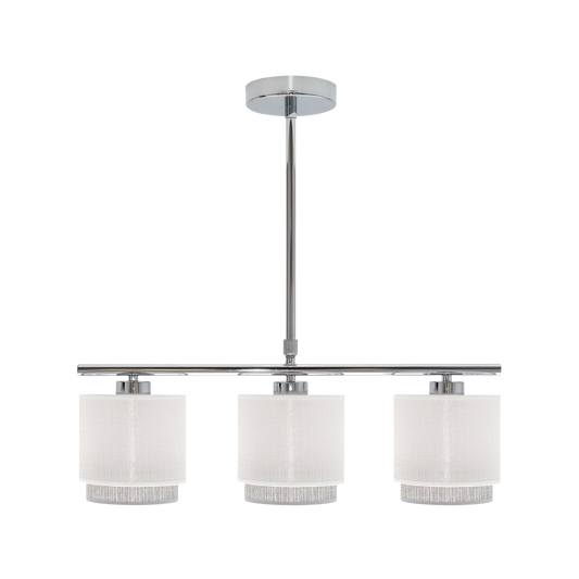 Lámpara Moderna Kenya Blanco / Gris – vista principal · Ref. 111053001
