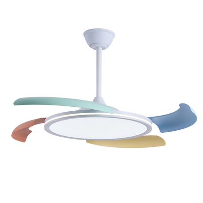 Ventilador Techo Infantil LED CristalRecord Key 85-081-48-207