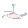 Ventilador LED Techo CristalRecord Key Blanco, Ref. 85-081-48-200