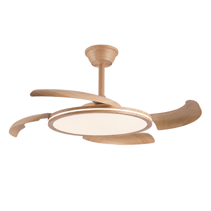 Ventilador de Techo LED Key Madera CristalRecord 85-081-48-202