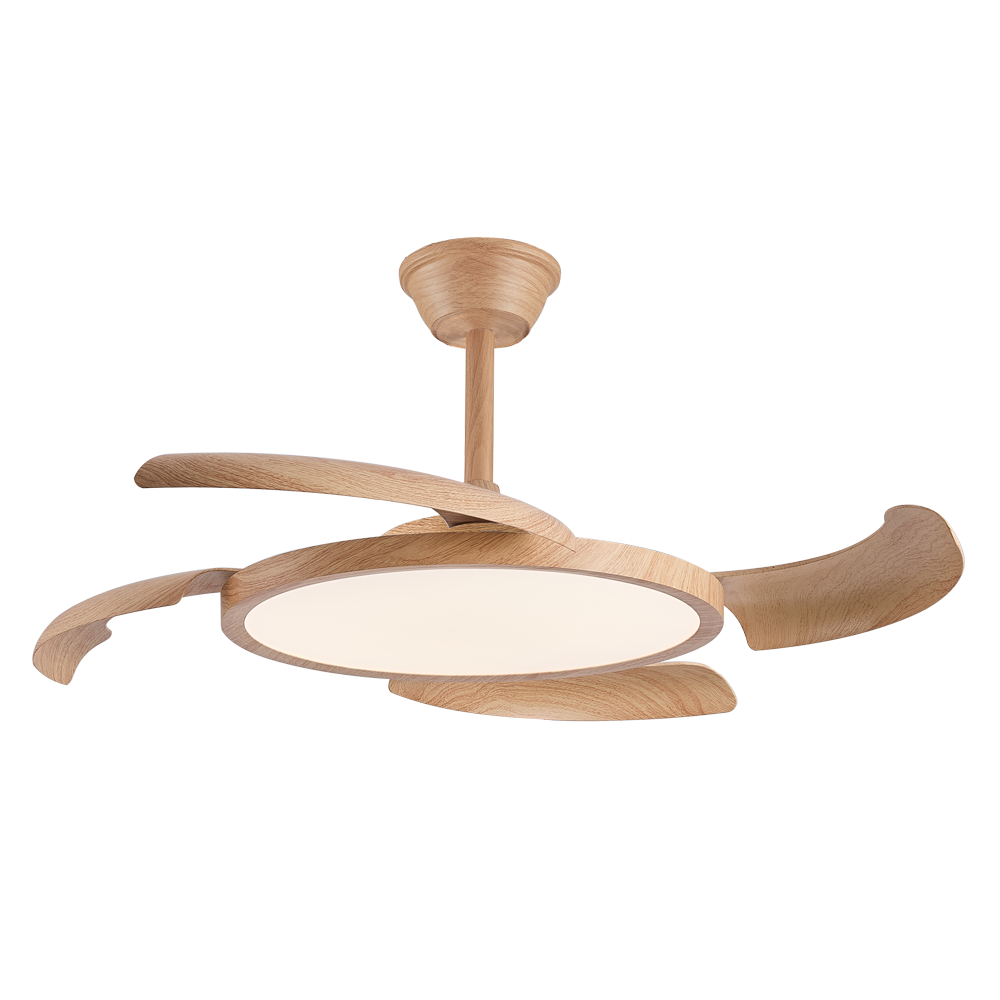 Ventilador de Techo LED Key Madera CristalRecord 85-081-48-102