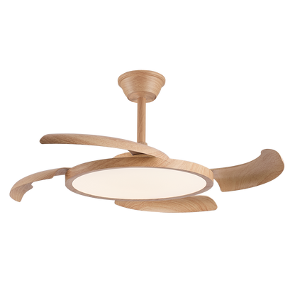 Ventilador de Techo LED Key Madera CristalRecord 85-081-48-102