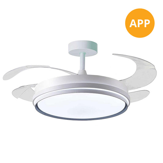 Ventilador de Techo Kioto Plata – vista principal · Ref. V1014 SL