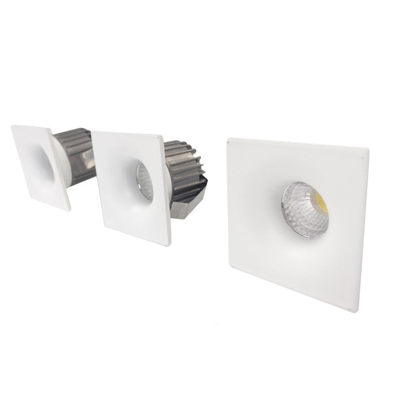 Foco Cuadrado LED COB Empotrable CristalRecord 00-823-03-000