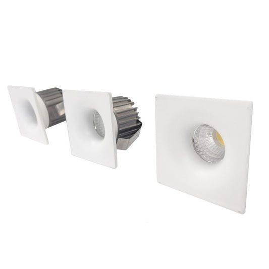 Foco Cuadrado LED COB Empotrable CristalRecord 00-823-03-000