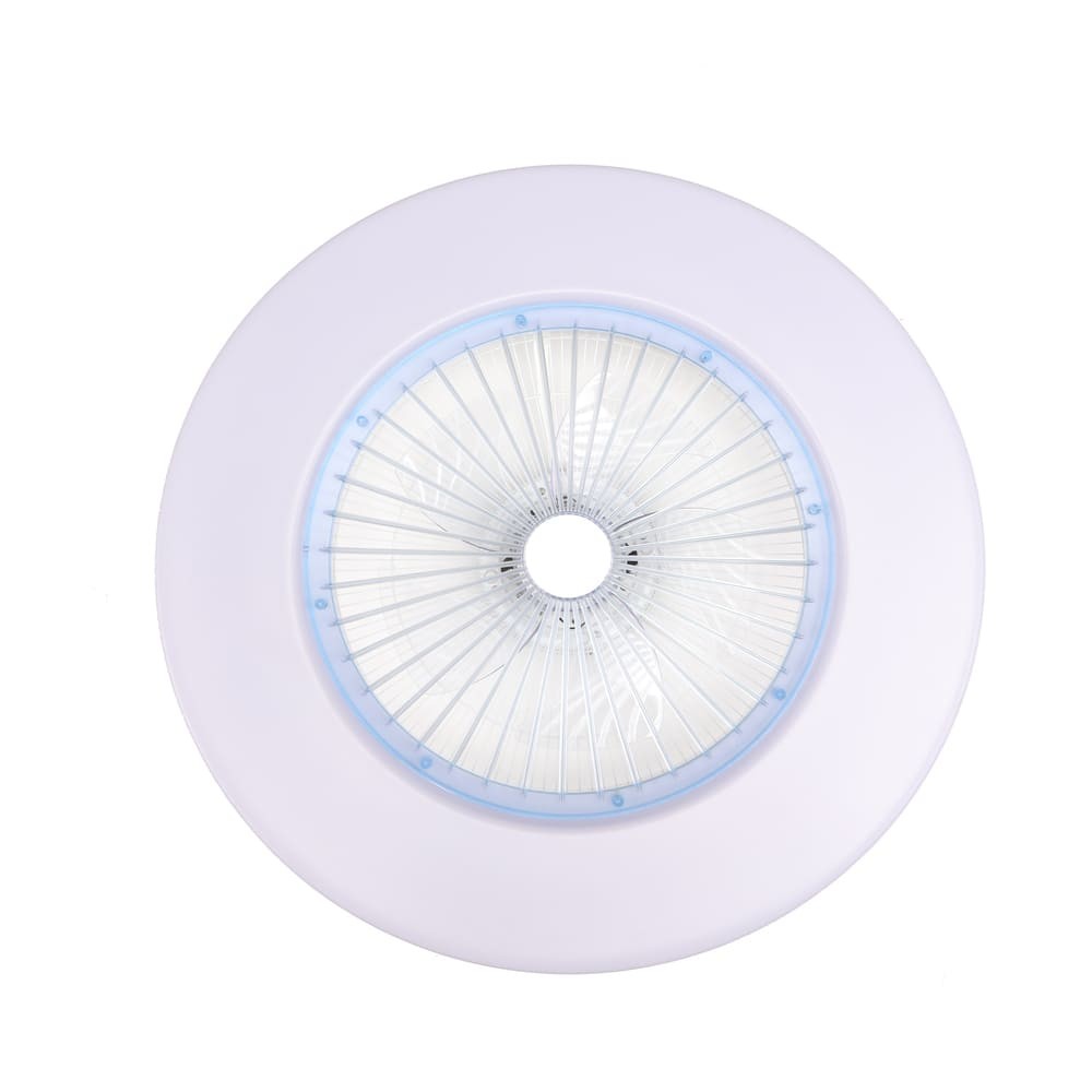 Kitale fabricado en acrílico color Blanco, ventilador de techo