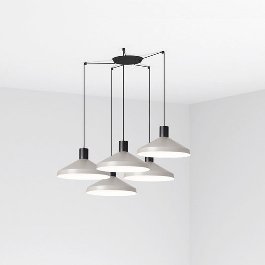 Colgante Moderno 6859 40 cm / Gris – vista principal · Ref. 68595-5L
