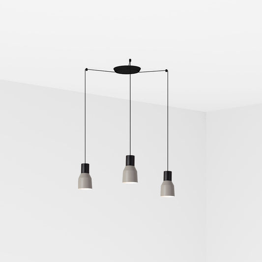 Colgante Moderno 6859 12 cm / Gris – vista principal · Ref. 68591-3L