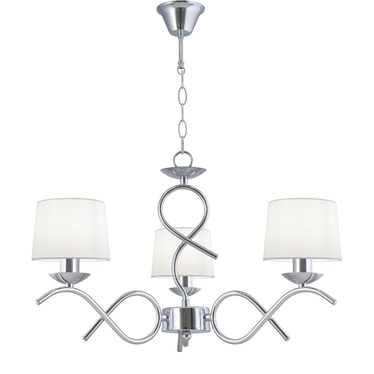 Lámpara techo Gloria Cromado AJP/Alemar (Ref. 60260): Medidas detalladas.  Elegancia, durabilidad y envío rápido.  Compra en luzguru.com
