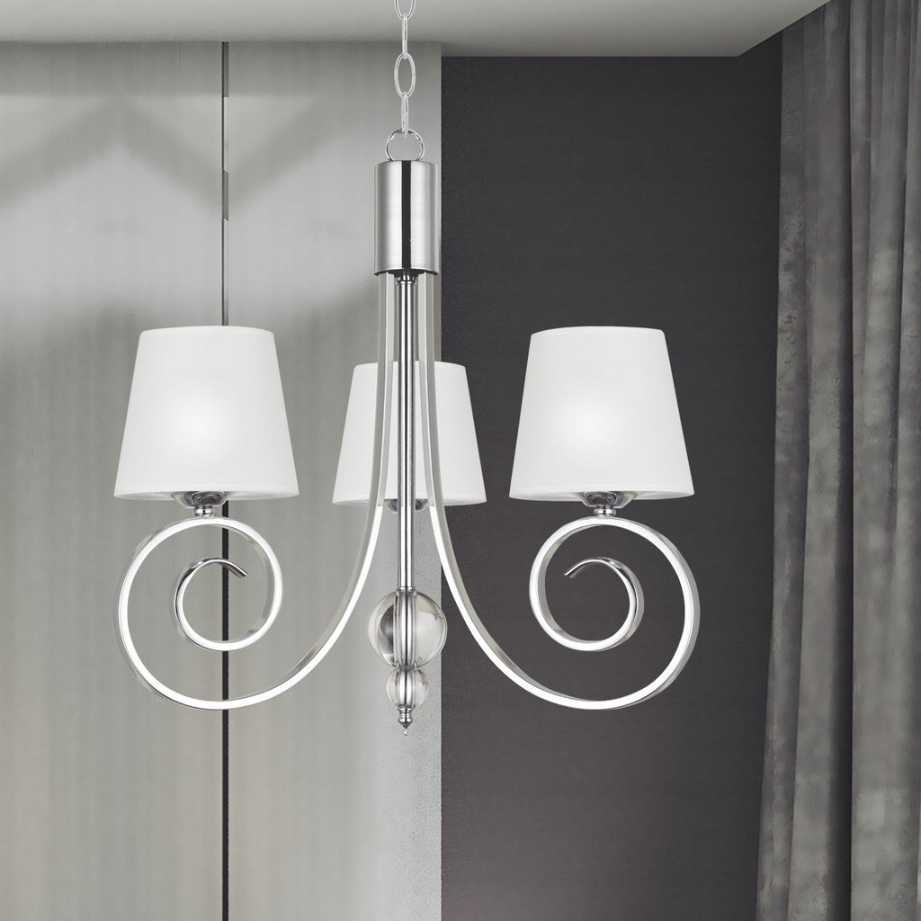 Medidas Lámpara Marela 3 Luces Cromado AJP/Alemar Ref. 60249 - luzguru.com
