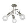 AJP / Alemar 10918 - Lámpara Tenor 3 luces Niquel Satinado - luzguru.com