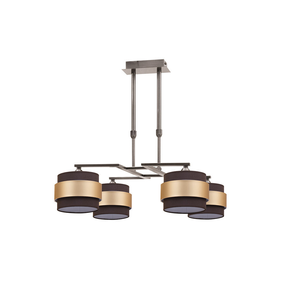 Lámpara de techo Bremen Nature cuero Fabrilamp / Abrila 066484014