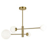 AJP / Alemar 11457 - Lámpara Cosmica Latón 4 Luces - luzguru.com