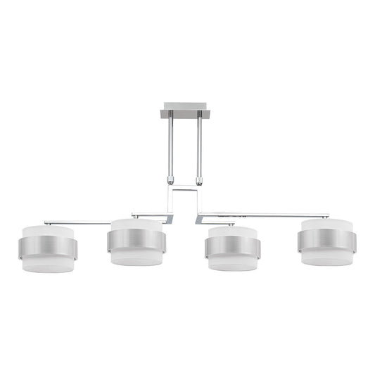 Lámpara de techo Bremen Fabrilamp / Abrila cromo y blanco, Ref. 066454420