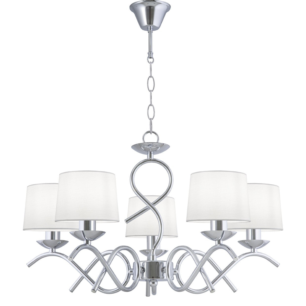 Lámpara techo Gloria Cromado AJP Alemar (Ref. 60261): medidas detalladas.  Elegancia y durabilidad para tu hogar.  Compra en luzguru.com
