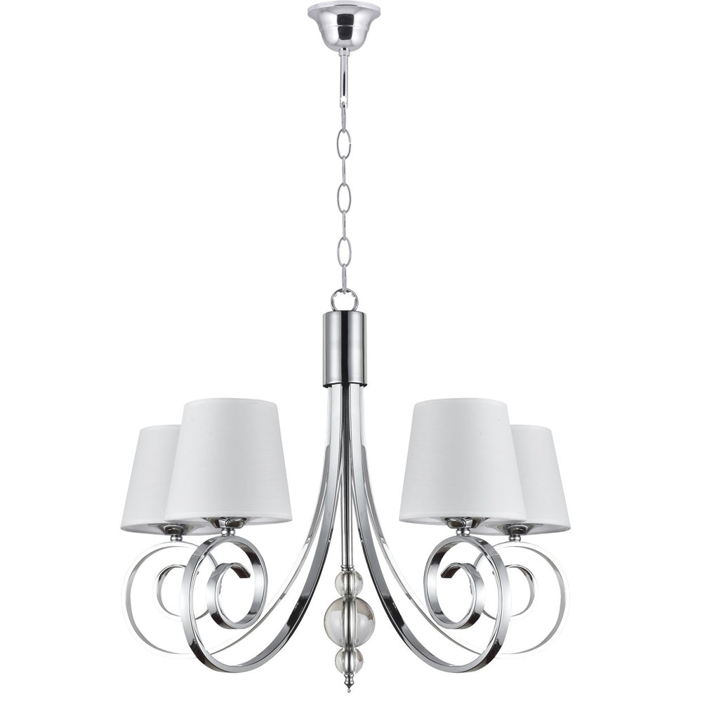 Lámpara Colgante Marela 5 Luces E-14 Acabado Cromo AJP