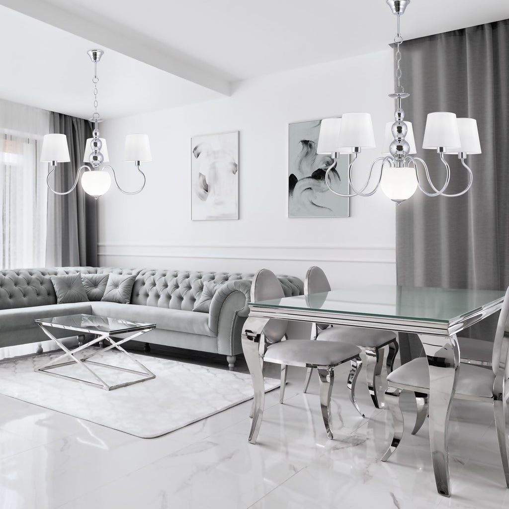 Lámpara techo Máxima Cromado AJP/Alemar Ref. 60076 - luzguru.com: Medidas detalladas.
