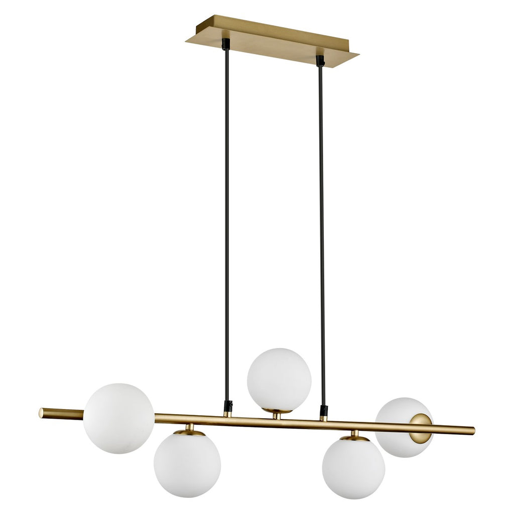 Lámpara 5L River Latón-Opal - AJP / Alemar - 11387 - luzguru.com