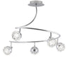 Lámpara 5 Luces Stella Cromado LED 30W - AJP / Alemar - 3158LA/5CR - luzguru.com