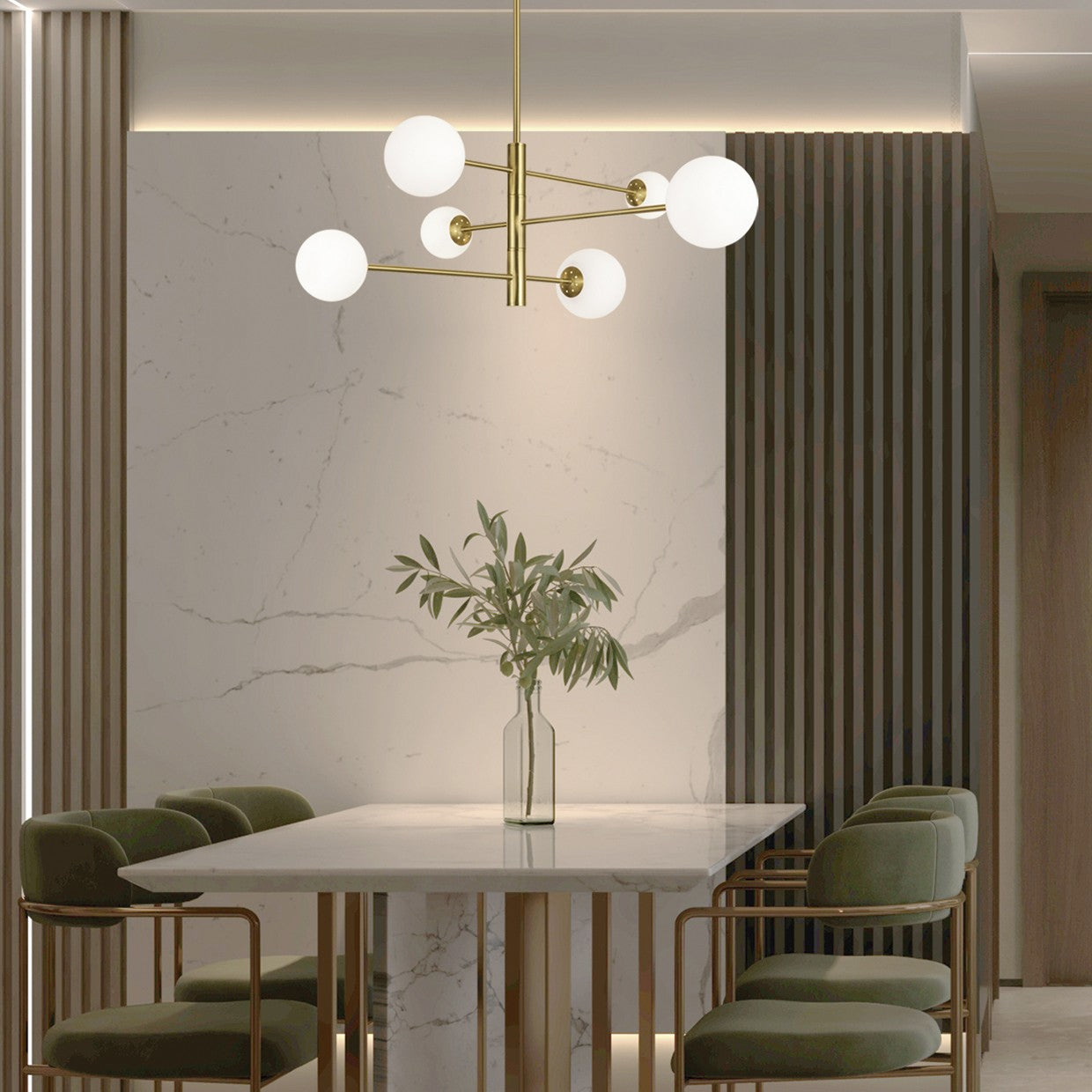 Lámpara Cósmica Latón AJP/Alemar (Ref. 11458): Dimensiones detalladas.  Elegancia moderna, envío rápido y garantía de calidad de LuzGuru.com.
