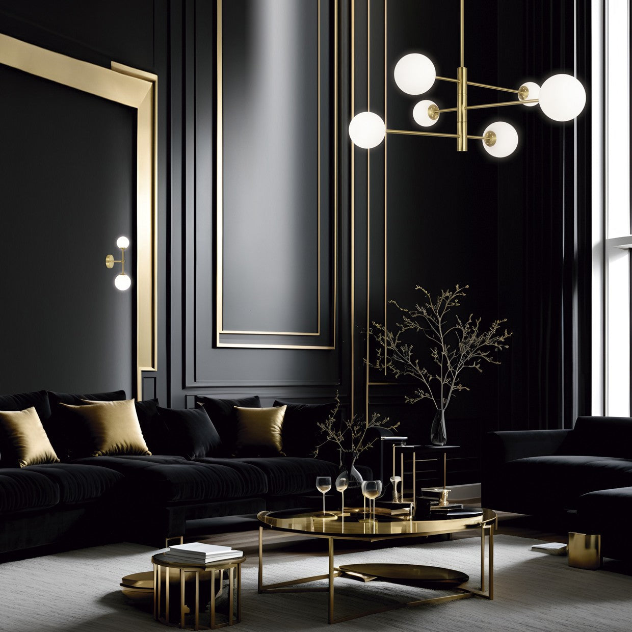 Medidas Lámpara Cósmica Latón AJP/Alemar Ref. 11458 - luzguru.com
