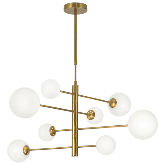 AJP / Alemar 11572 - Lámpara Cosmica Latón Opal - luzguru.com