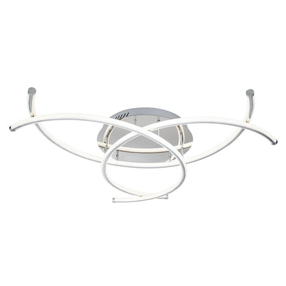 Lámpara Barano Cromo LED 65W 6175LM 4000K - AJP / Alemar - luzguru.com