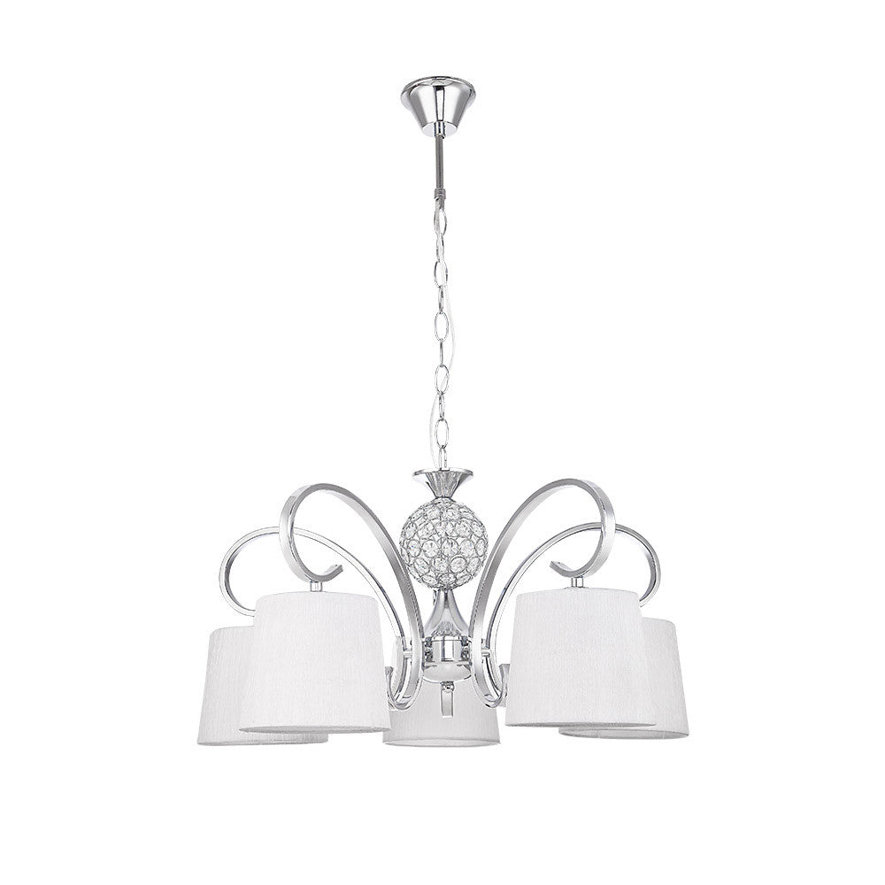 Lámpara Clásica Bogota 5 Luces Fabrilamp / Abrila 201555020 para salón y dormitorio