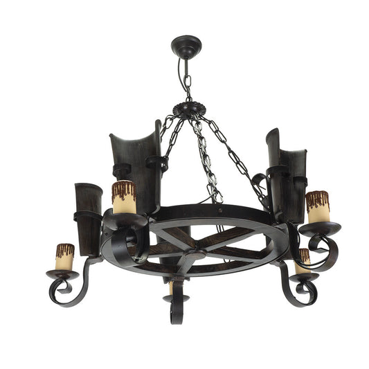 Lámpara de techo rústica Cantina Fabrilamp / Abrila, ref. 92.528/5