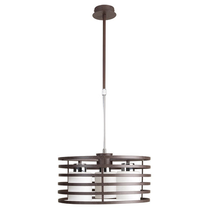 Lámpara de Techo Cell Wengue Redonda 3 Luces E27 CristalRecord - vista principal | CristalRecord