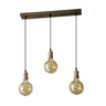 Lámpara Colgante Celso 3 Luces Vintage Fabrilamp / Abrila 166793014