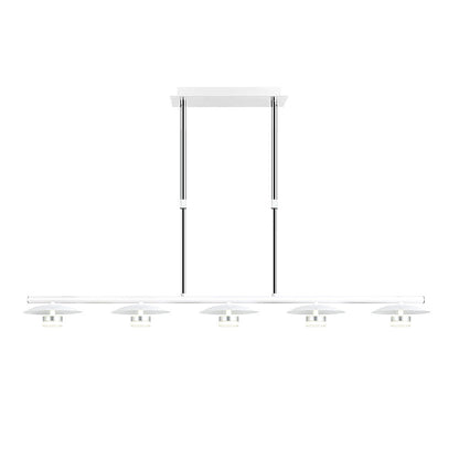 Lámpara Ciudad Del Cabo fabricada en Metal color Blanco y Plata