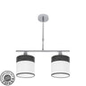 Lámpara Cloe Nature Diseño Cromo y Madera Fabrilamp / Abrila 175452009