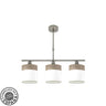 Lámpara Cloe Nature Moderna Níquel y Madera Fabrilamp / Abrila 175453083