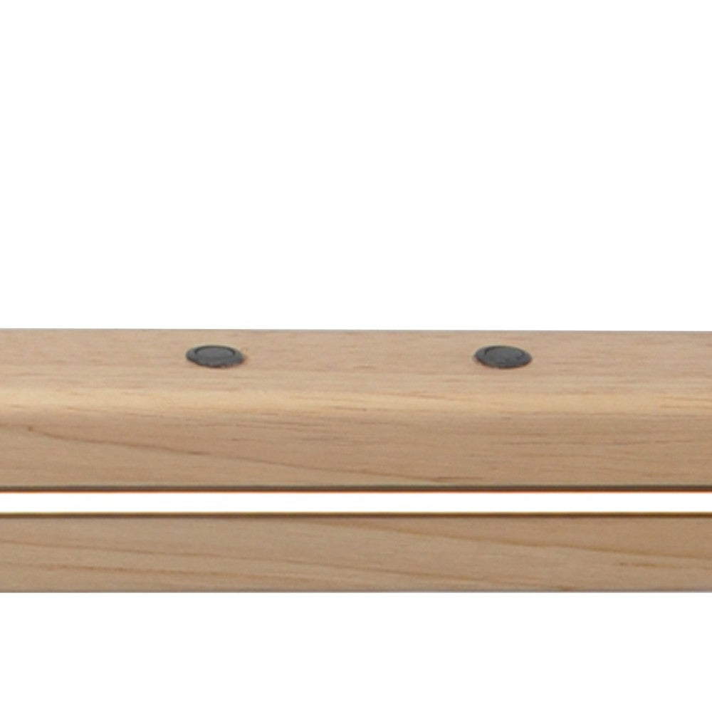 Lámpara Arda fabricada en Acero y Madera color natural