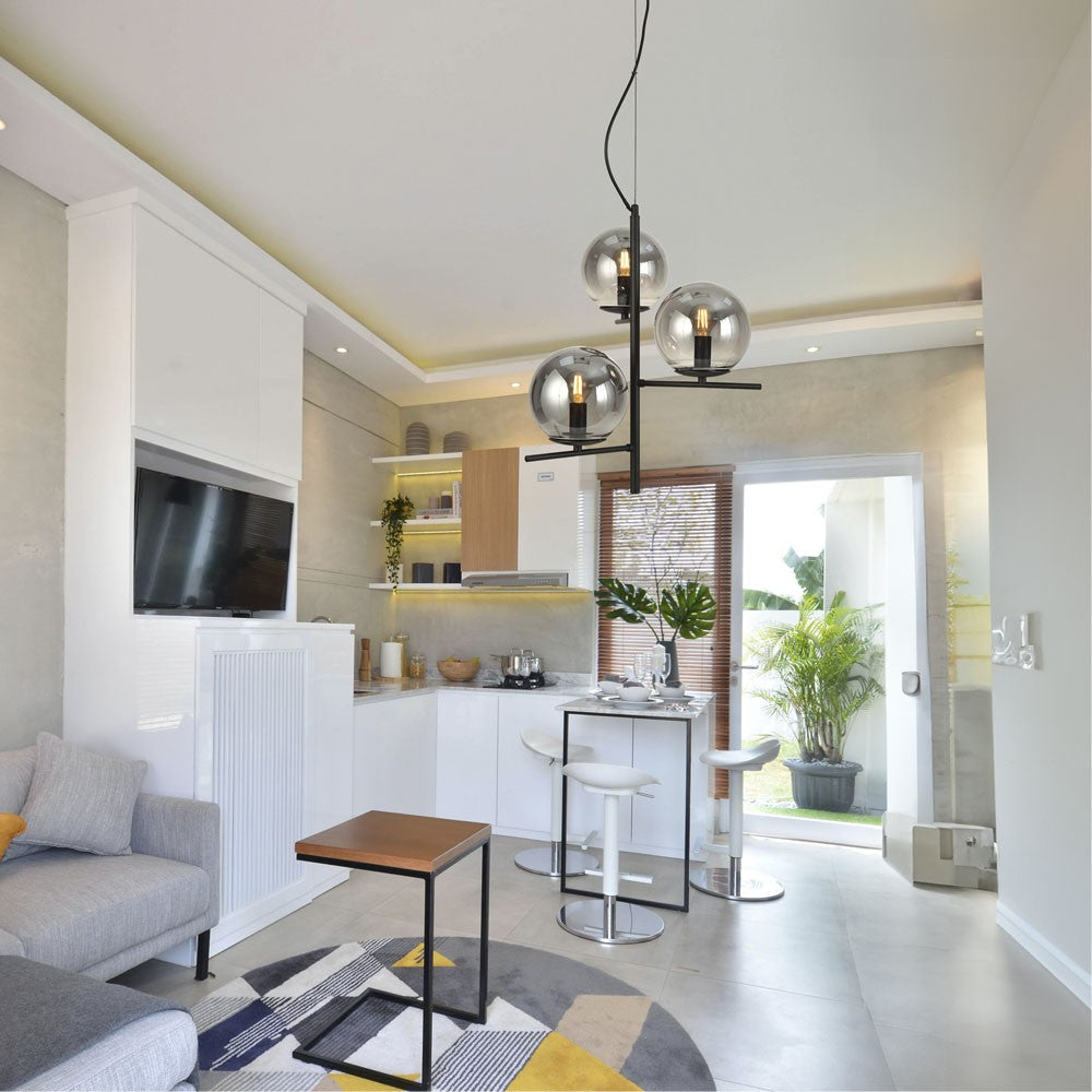 Lámpara colgante ideal para crear un ambiente cálido y acogedor en tu salón
