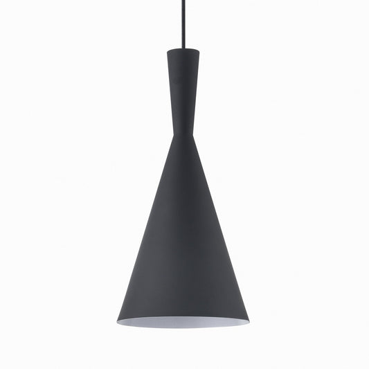 Lámpara Dafne fabricada en Metal color Negro, CristalRecord