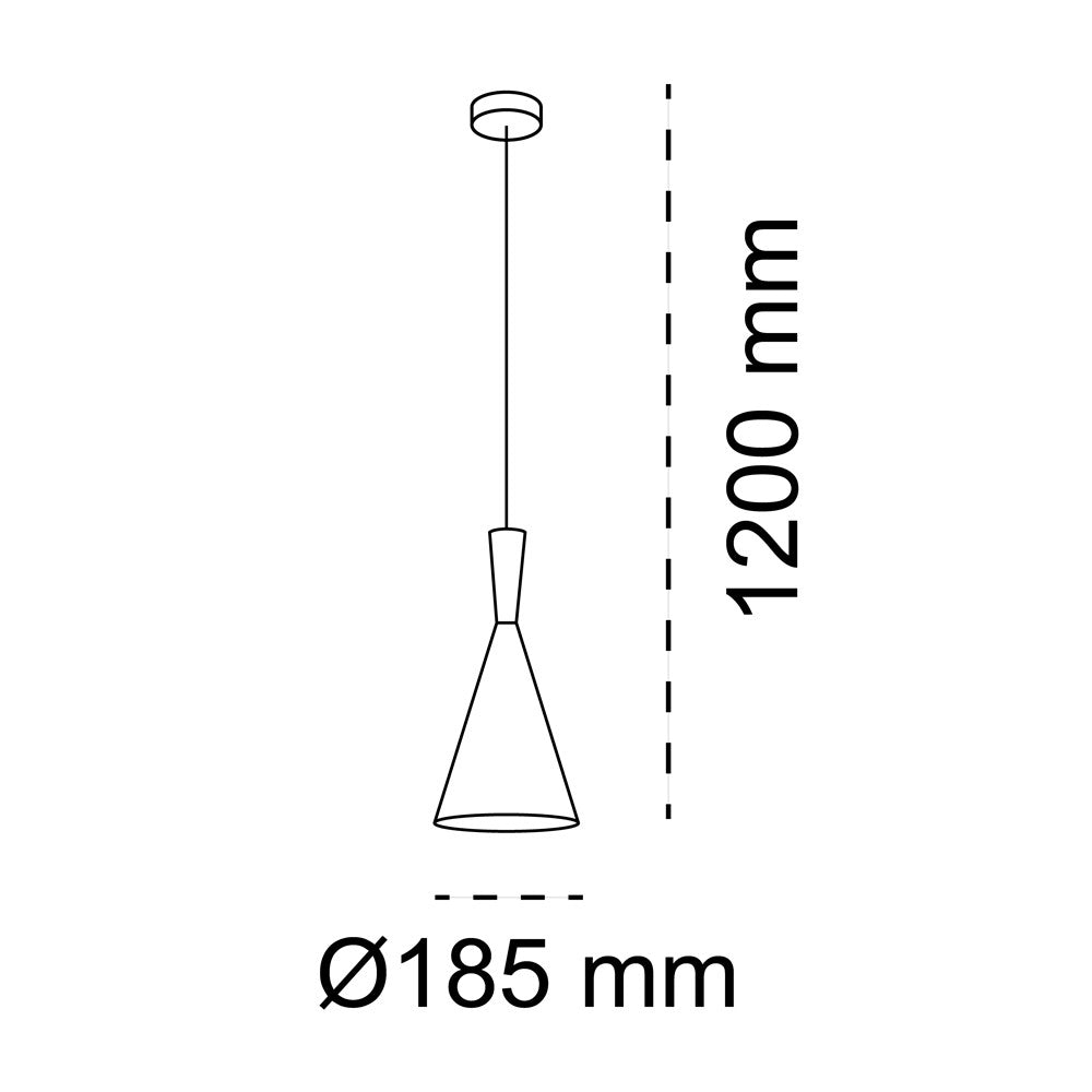 Lámpara colgante minimalista ideal para salones
